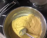A picture of step 1 of Besan ladoo.