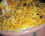 A picture of step 16 of Chapati biryani bawarchi style men.