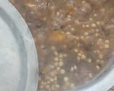 A picture of step 1 of Mukimo n Chicken Curry#authors marathon.