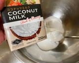 A picture of step 4 of Fruits Coconut Milk with Sweet Sticky Rice.