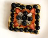 A picture of step 2 of Fruity Bread Pizza - Fusion Dessert.