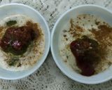 A picture of step 3 of Bread Dahi Vada.