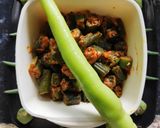 दही वाली भिंडी (Dahiwali bhindi recipe in Hindi) रेसिपी चरण 4 फोटो