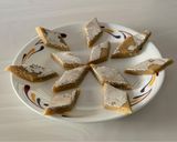 A picture of step 9 of Kaju Katli (Cashew Diamond Sweet).
