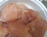 A picture of step 1 of Chicken curry.