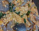 Foto langkah ke 4 dari resep Pepes Tahu Udang Pedas Kemangi.