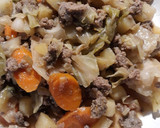 A picture of step 3 of Beef and Cabbage Batch 4.