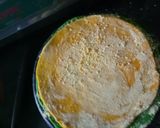 A picture of step 10 of Sweet colourful Custard mathari.
