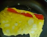 Foto langkah ke 3 dari resep Telur Gulung Crab Stick (Tamago).