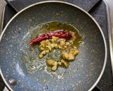 A picture of step 4 of Dal Dhokli.