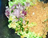 A picture of step 3 of Sabudana cutlets.