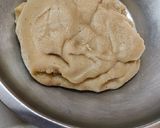 A picture of step 1 of Sindhi gach (fried cookie).