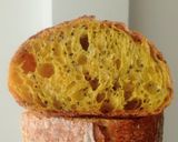 Foto langkah ke 25 dari resep Kunyit Jinten Hitam Wijen Sourdough Bread (Komachi).