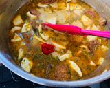 Kolbászos tojáspörkölt recept fázis 3 fotója