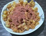 A picture of step 3 of Masala Macaroni.