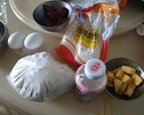 防疫營養滿分之低熱量火龍果鳳梨無油蛋糕的食譜步驟1照片