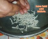A picture of step 1 of Bengali Traditional Chusi Pitha.