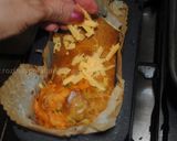 A picture of step 8 of My savoury bread (cake) نان زیتون با سبزیجات.