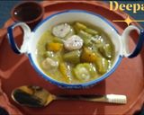A picture of step 8 of Morich Jhol/ Thakurbarir Ranna/veg recipe.