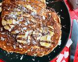 Foto del paso 4 de la receta: Tortitas de plátano y coco con chocolate