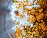 A picture of step 2 of Light papad snack.
