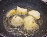 A picture of step 1 of Spicy Mutton Masala or Aloo Gosht.