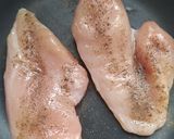 Une image de l'étape 1 de Escalope poulet.