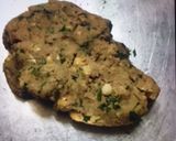 A picture of step 1 of Chole tikki (left over chole).