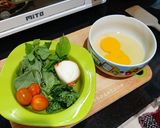 Foto langkah ke 1 dari resep Telur Bayam Creamy.
