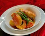 A picture of step 8 of Chingri Curry.