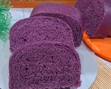 Foto langkah ke 8 dari resep Roti kukus Pontianak ubi ungu (no mixer).