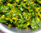 A picture of step 4 of Kathiyavadi bajra no bharelo rotlo.