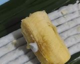 Foto langkah ke 5 dari resep Nagasari Gulung Bunga Telang.