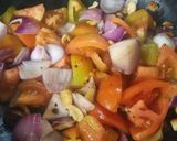 A picture of step 1 of Tofu (Curry).
