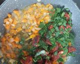 Pas rețetă Paste vegetale cu chorizo și spanac! 3 fotografie