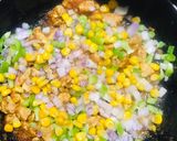 A picture of step 4 of Tikka macroni nest.