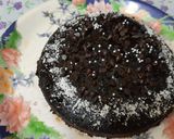 A picture of step 8 of Chocolate choco chips cake.