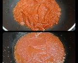 A picture of step 2 of Matar Paneer.