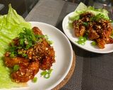 รูปขั้นตอนการทำที่ 6 ของ กุ้งผัดพริกสไตล์ญี่ปุ่น(エビチリ เอบิชิลลี่)