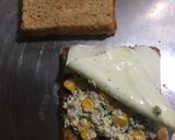 A picture of step 4 of Corn Paneer Cheese Sandwich.