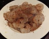 A picture of step 1 of Cajun Shrimp Sauce (over Steak).