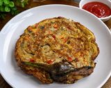 Foto langkah ke 6 dari resep Tortang Talong (Telur Dadar Terong ala Filipina).