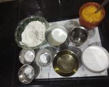 A picture of step 1 of Mango Swiss rolls.