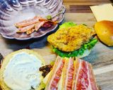 Pas rețetă Hamburger cu pui crocant ❤🤗🥓🍔🍗 5 fotografie