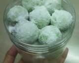 Foto langkah ke 4 dari resep Putri Salju Almond Pandan.
