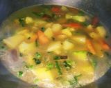 A picture of step 2 of Mixed vegetables torkari.