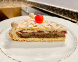 Foto del paso 18 de la receta: Pastel rústico con Nutella, mermelada de frambuesas y Almendra
