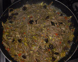 Foto del paso 12 de la receta: Ropa Vieja a mi estilo, acompañada de arroz blanco, monedas de plátano verde con cáscara y ensalada