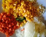 A picture of step 1 of Sweet Corn pulao.