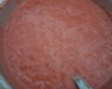 A picture of step 2 of Red velvet dhokla.